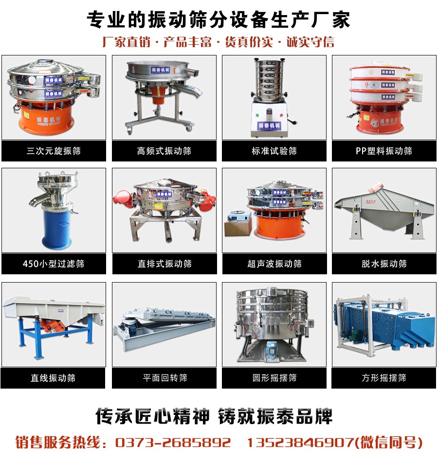 糖漿過濾振動篩廠家聯系電話